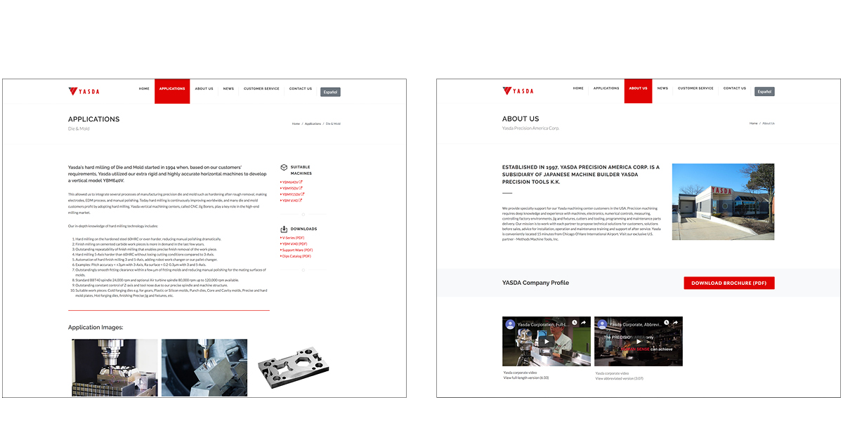 Yasda website